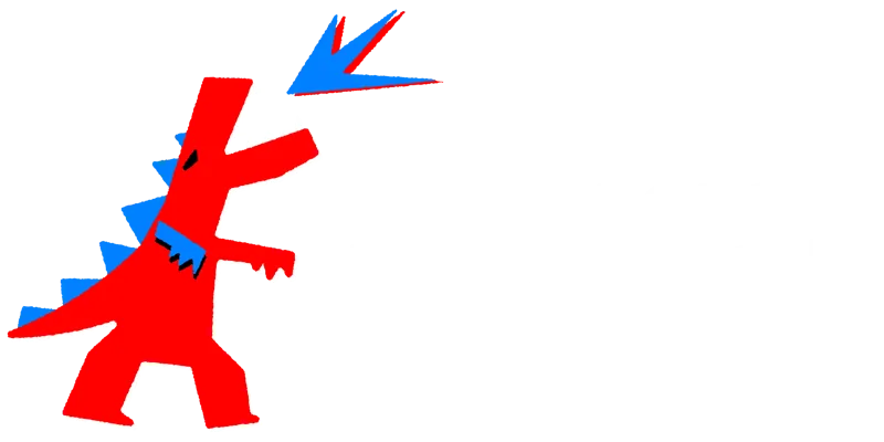 Collateral Damage logo, white text
